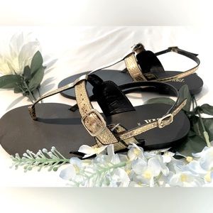 Zara flat sandals